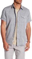 Thumbnail for your product : Grayers Heather Twill Herringbone Short Sleeve Regular Fit Shirt