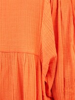 Thumbnail for your product : Anaak Ajmer V-neck Cotton Sun Dress - Orange
