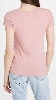 L'Agence Cory Scoop Neck Tee