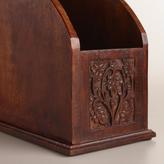 Thumbnail for your product : World Market Carved Wood Desk Organizers