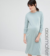 Thumbnail for your product : ASOS Maternity Column Dress With High Neck