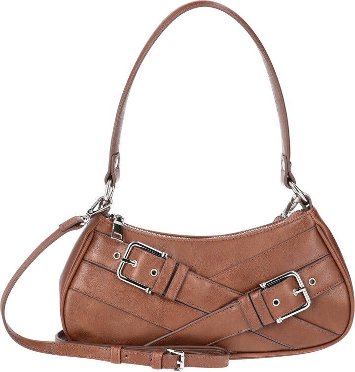 No Boundaries Women’s Fashion Shoulder Bag, Brown