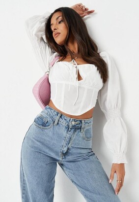 zip up milkmaid top