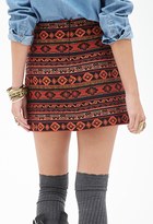Thumbnail for your product : Forever 21 Geo Stripe Mini Skirt