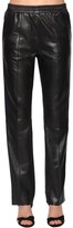 Thumbnail for your product : Stand Studio Alva Wide Leg Leather Pants W/side Bands