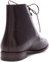 Thumbnail for your product : A.P.C. Francoise Leather Lace Up Boots