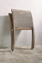 Thumbnail for your product : terrain Folding Teak + Wicker Armless Chair