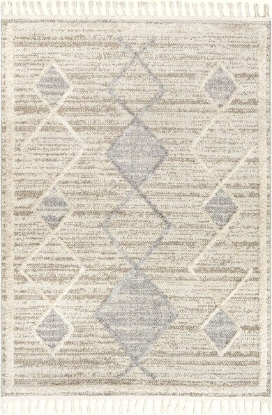 nuLoom NuloomBlancheMoroccan4x6IndoorAreaRugforLivingRoomBedroomDiningRoomBeige/Ivory