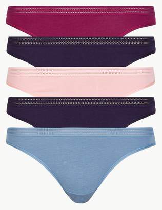 Marks and Spencer 5 Pack No VPL Thongs