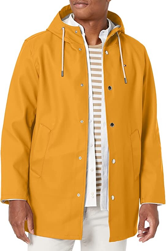 yellow raincoat men