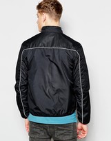 Thumbnail for your product : Kara Ross Brave Soul Nylon Mesh Top Piped Bomber Jacket