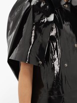 Thumbnail for your product : Kassl Editions Detachable-sleeve Pvc-coated Raincoat - Black