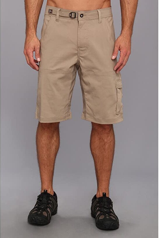 grey khaki shorts