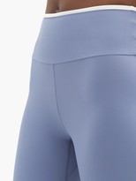 Thumbnail for your product : Vaara Ria High-rise Cropped Leggings - Blue White