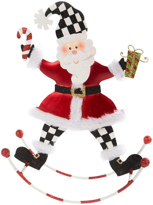 Mackenzie Childs Rocking Santa Ornament