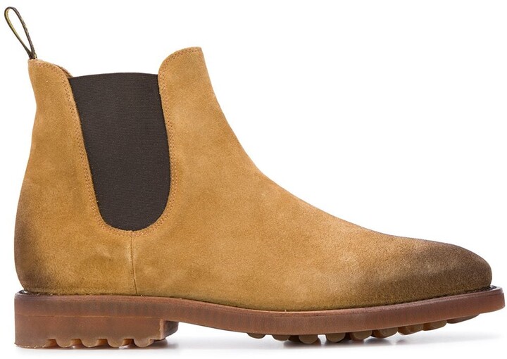Mens Distressed Chelsea Boots | ShopStyle