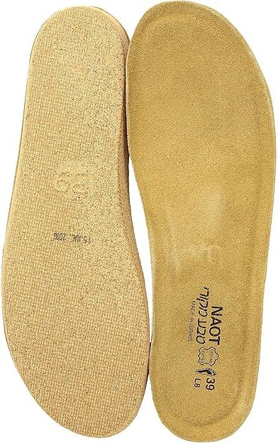 Naot Footwear FB01 - Scandinavian Replacement Footbed Women's Insoles Accessories Shoes Natural : EU 36 (US Women's 5) M Leather