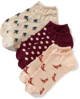 Old Navy Liner Socks 3-Pack for Women