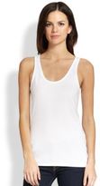 Thumbnail for your product : Saks Fifth Avenue Raw-Edge Cotton Tank