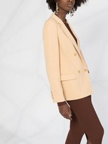 Thumbnail for your product : Forte Forte Double-Breasted Fitted Blazer