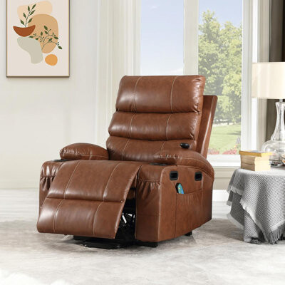 Latitude Run Electric Power Lift Recliner Chair With Massage And Heat
