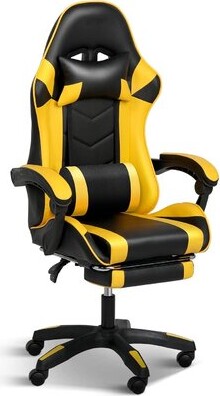 YSSOA Gaming Office High Back Computer Ergonomic Chair,with Headrest &  Footrest