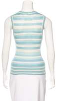 Thumbnail for your product : Marc Jacobs Cashmere-Blend Striped Top