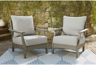Laurel Foundry Modern Farmhouse Ahumada Patio Chair with Cushions
