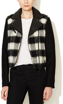 Thumbnail for your product : Mackage Shanty Checked Wool Jacket