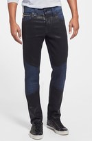 Thumbnail for your product : True Religion 'Rocco' Slim Fit Moto Jeans (Late Nights)