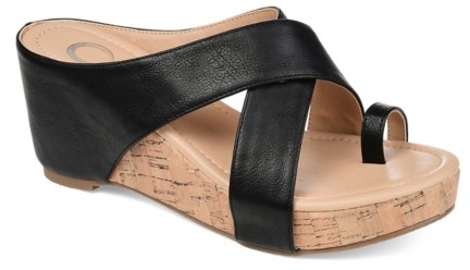 journee collection monte espadrille wedge sandal