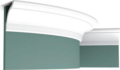 Orac Decor Flexible Polyurethan, Primed White 3 3/4" H x 78" W x 3 3/4" D Crown