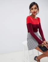 Thumbnail for your product : Oasis colourblock jumper in red