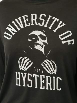 Hysteric Glamour 3/4 sleeve University of HYS T-shirt