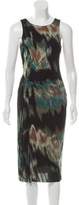 Thumbnail for your product : Halston Printed Sleeveless Dress Black Printed Sleeveless Dress
