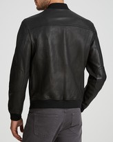 Thumbnail for your product : Cole Haan Pebble Grain Leather Jacket