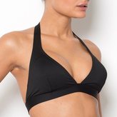 Thumbnail for your product : La Redoute R essentiel Mix and Match Plain Halter-Neck Triangle Bikini Top- red- 32B, red