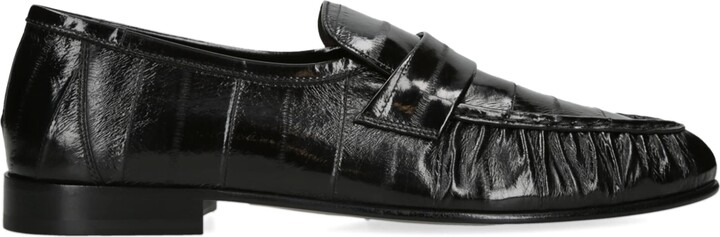 The Row Soft Eel Loafers