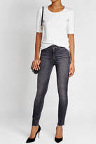 Thumbnail for your product : Mother The Looker Frayed Skinny Jeans
