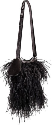 Lele Sadoughi Beatrix Feather Bag