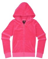 Thumbnail for your product : Juicy Couture Girls Logo Velour Sequin Couture Original Jacket