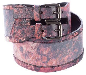 Helmut Lang Leather Waist Belt
