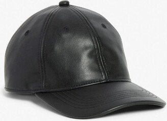 Monki Faux leather cap