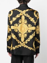Thumbnail for your product : Versace Maschera Baroque silk shirt