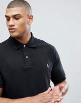 Thumbnail for your product : Polo Ralph Lauren big & tall player logo pique polo in black