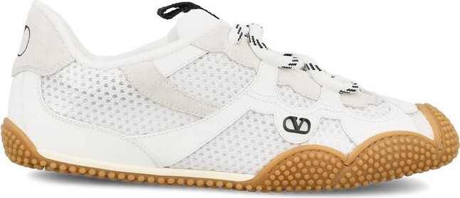 Valentino Amphibia VLogo Signature Lace-Up Sneakers