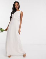 Thumbnail for your product : Maids To Measure bridesmaid cowl back chiffon dress