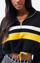 Thumbnail for your product : The Ragged Priest Black Half Zip Fleece Sweatshirt