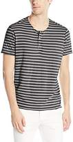 Thumbnail for your product : Calvin Klein Jeans Men's Short Sleeve Wash Stripe Henley Shirt