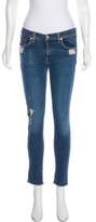 Thumbnail for your product : Rag & Bone Distressed Mid-Rise Jeans